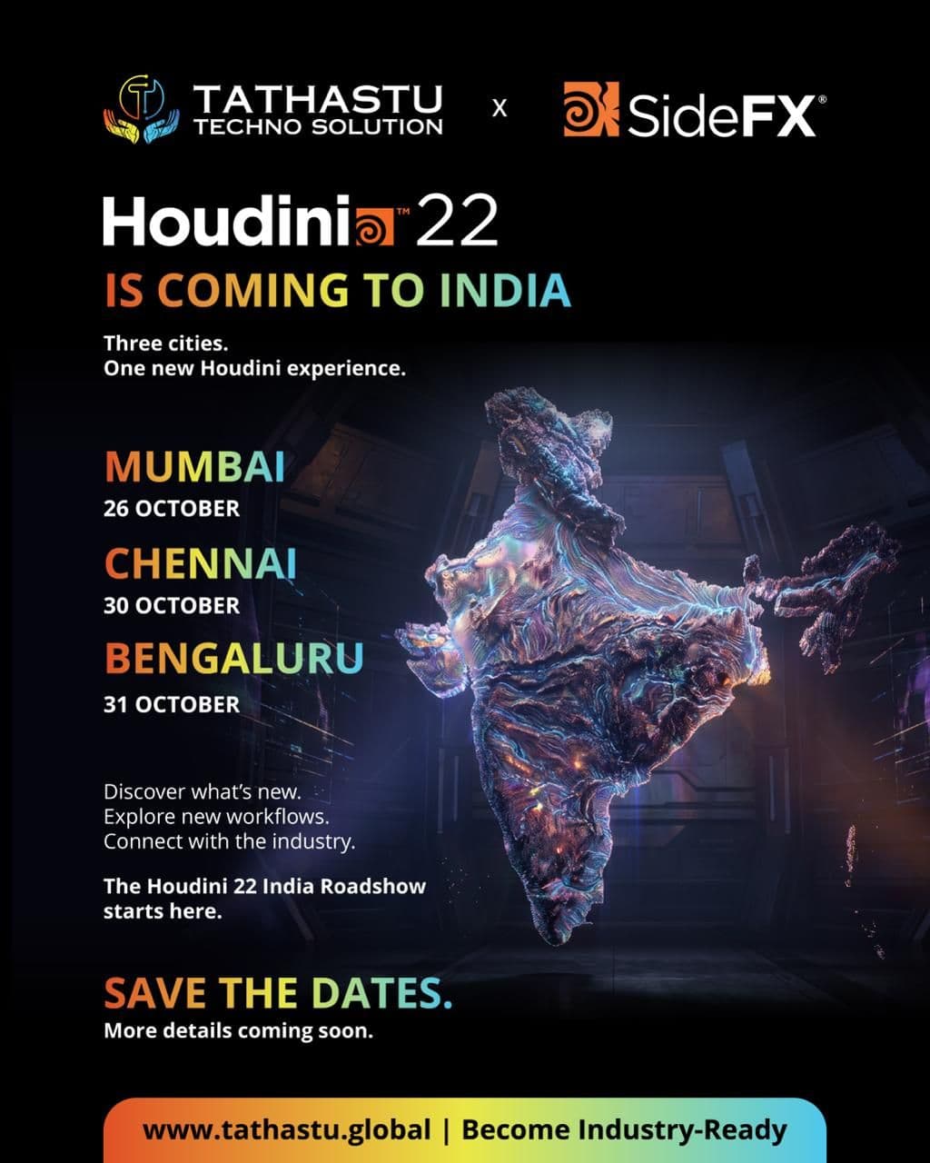 Attendees at Houdini 22 India Roadshow